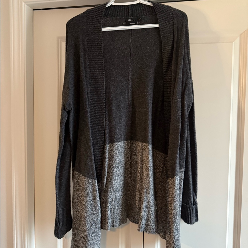Alfani Women's Gray Open Front Sweater